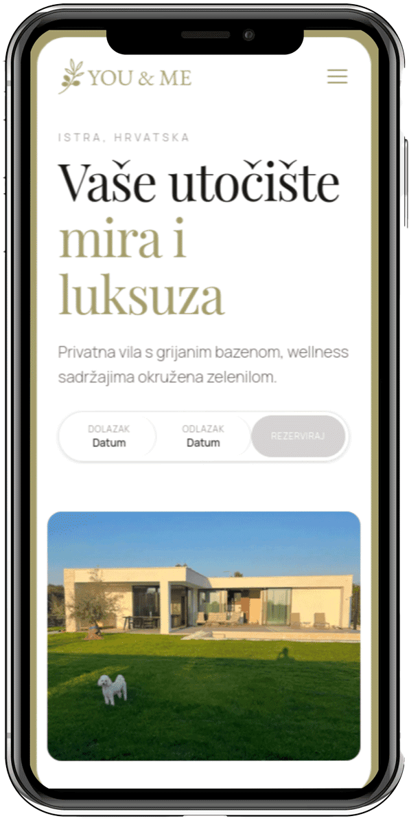 Villa You & Me - Mobile verzija